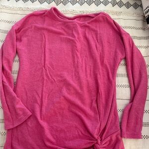 Girl’s Pink Long Sleeve Top